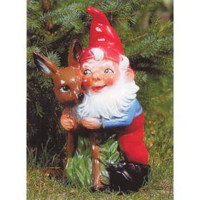 BENNI GNOME WITH DEER