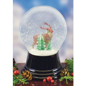 ORIGINAL SNOW GLOBE FROM AUSTRIA - REINDEER