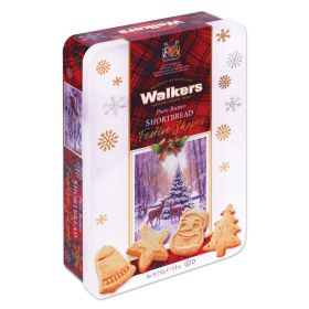 WALKERS FESTIVE SHAPES TIN