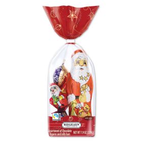 SET/2 LARGE SANTA CHOCOLATES BAGS