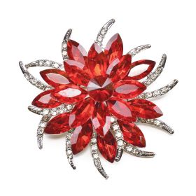 RUBY BLOSSOM BROOCH