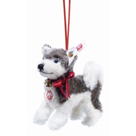 LIMITED EDITION STEIFF HUSKY ORNAMENT