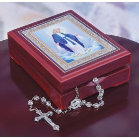"OUR LADY OF GRACE" ROSARY BOX