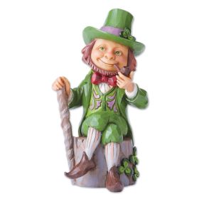 "LUCK IS WHAT YOU MAKE IT" LEPRECHAUN