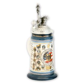 LIMITED EDITION GERMAN-AMERICAN HERITAGE STEIN